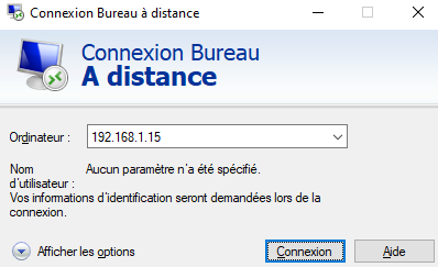 Connexion Bureau à distance sur Raspberry Pi