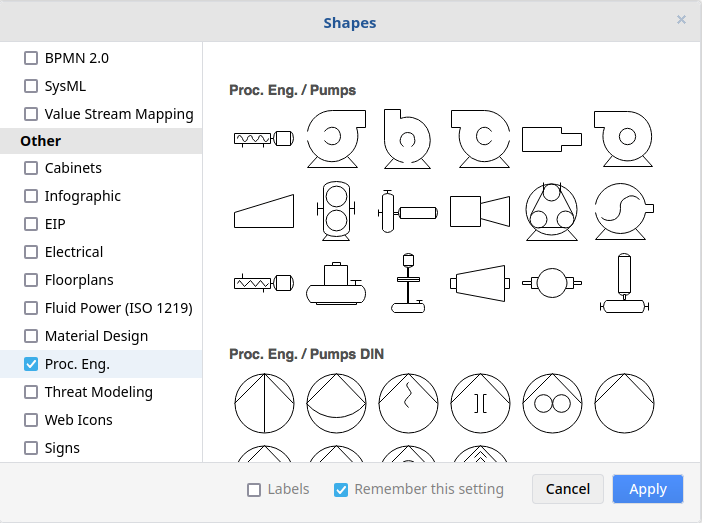 Diagrams.net More Shapes