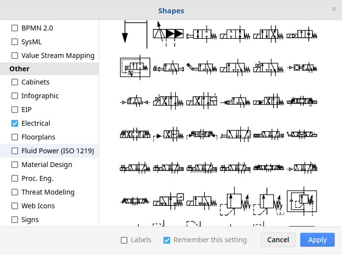 Diagrams.net More Shapes