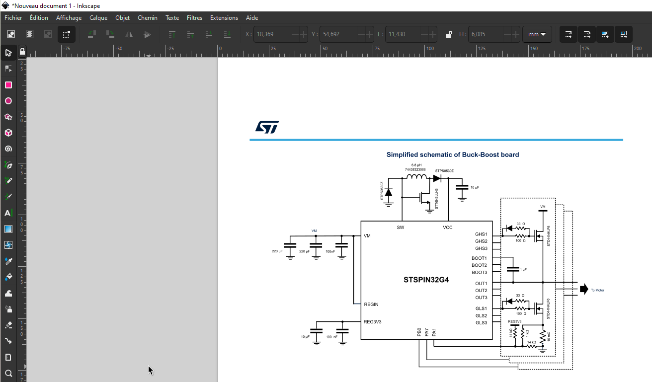 Inkscape suppression du texte