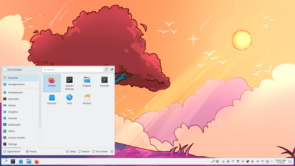 Raccourcis pour KDE