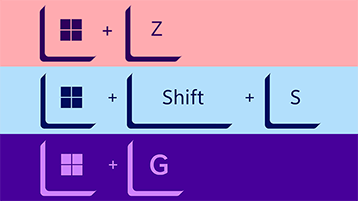 Raccourcis pour Windows